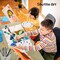 Shuttle Art 69 Pack Acrylic Paint Set, Acrylic Painting Set with 2 Pack of 15 Colors Acrylic Paint, 3 Sets of Wooden Easels, Canvas, Brushes & Palettes, Art Painting Supplies for Kids Adults Beginner